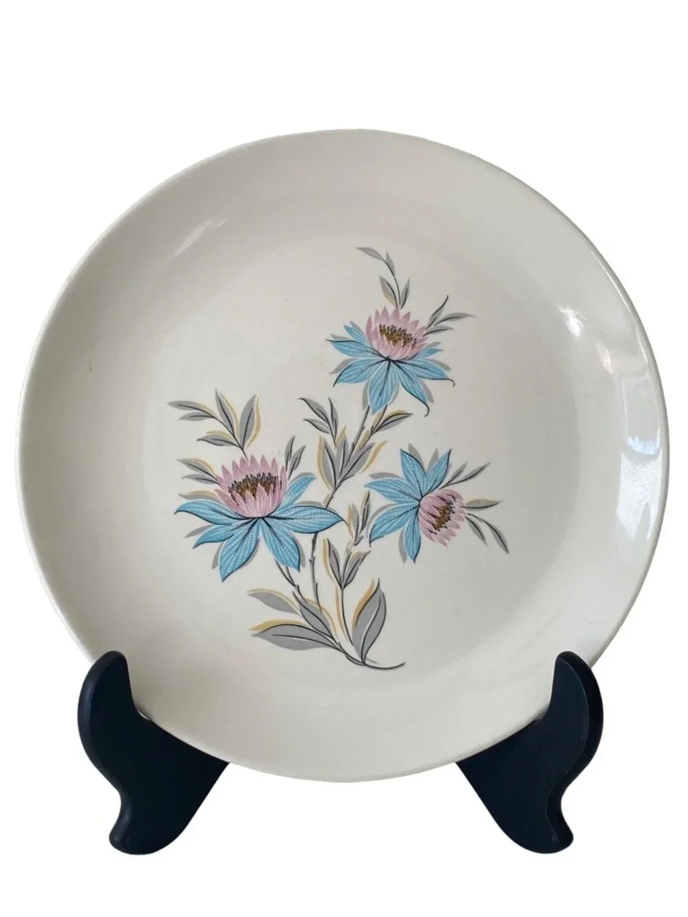 Steubenville Pottery Fairlane Pattern Dinner Plate Replacement Floral USA